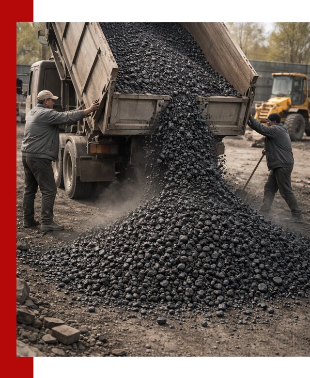 Доставка угля семечка самосвалами в Йошкар-Оле