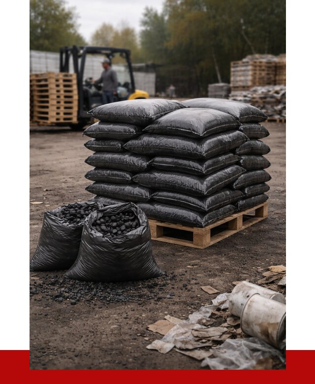 Купить уголь в мешках с доставкой в Йошкар-Оле от 7670 р. | ПРОНЕРУДШкр