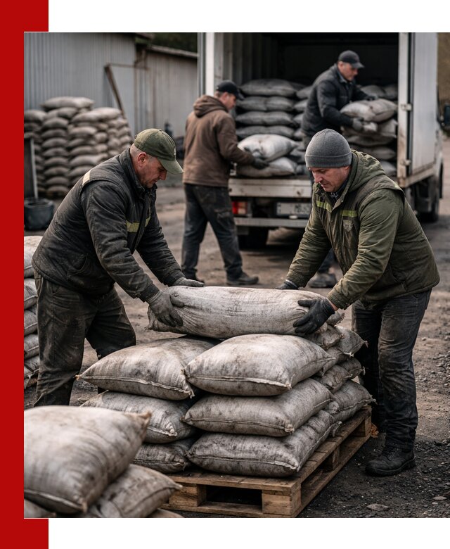 Доставка угля в мешках по выгодным ценам в Йошкар-Оле