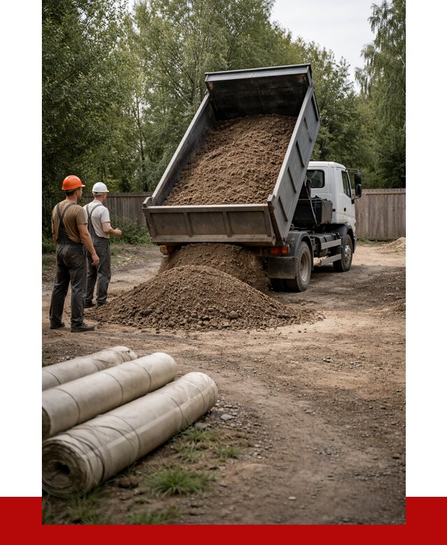 Доставка сыпучих материалов самосвалом в [cvi] от 4295 р. | ПРОНЕРУДШкр