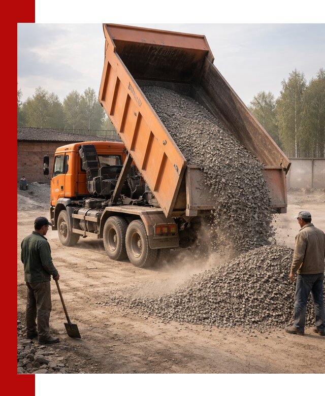 Доставка самосвалом 20 м3 в Йошкар-Оле быстро и надежно