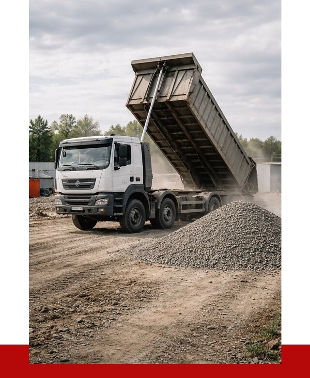 Доставка самосвалом 40 кубов в Йошкар-Оле от 9203 р. | ПРОНЕРУДШкр