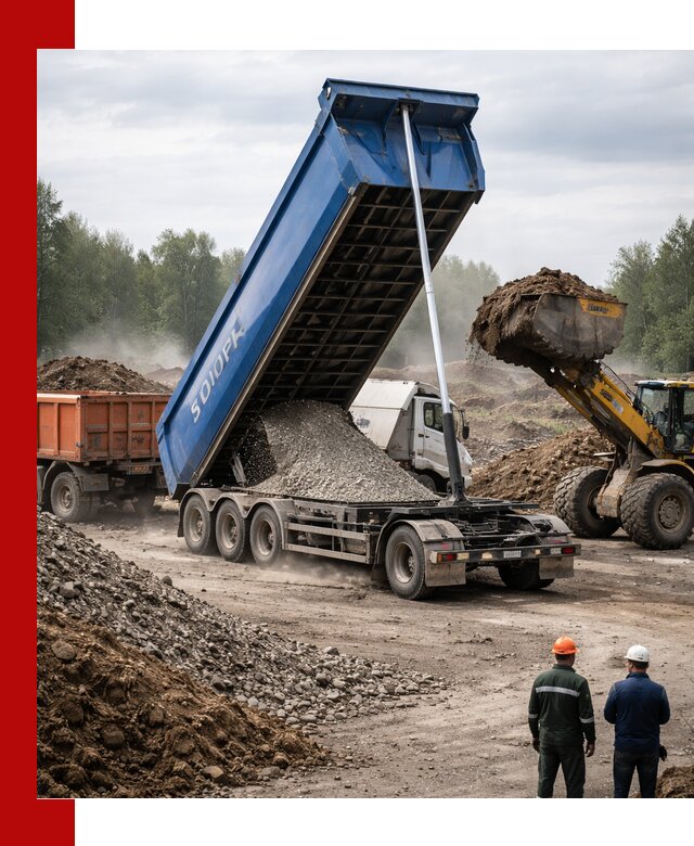 Аренда тонар 40 тонн в Йошкар-Оле с доставкой материалов