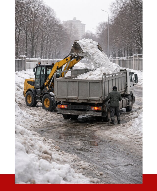 Вывоз снега с погрузкой в Йошкар-Оле от 3579 р. ПРОНЕРУДШкр