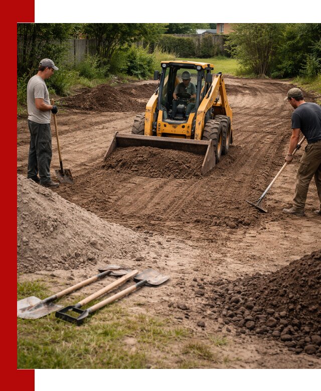 Планировка участка грунтом с вывозом и доставкой в Йошкар-Оле