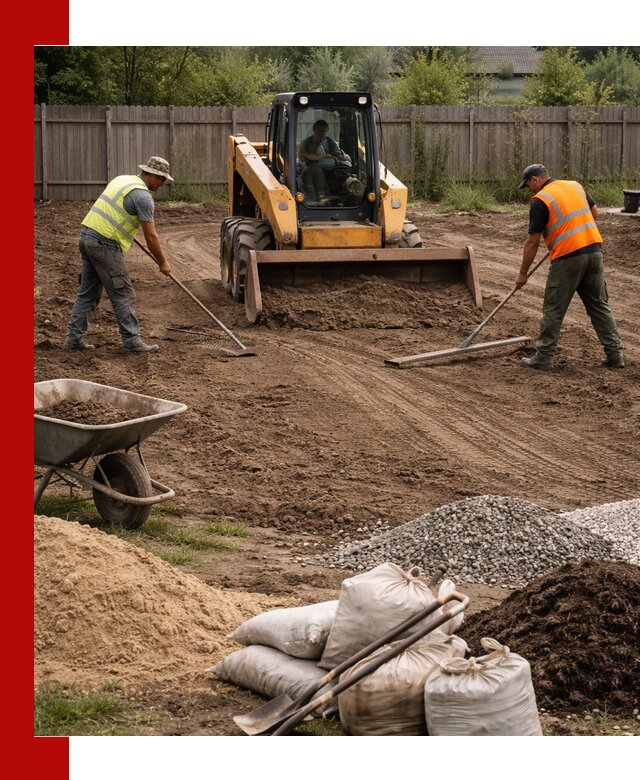 Выравнивание участка под строительство и благоустройство в Йошкар-Оле