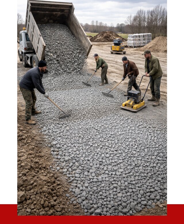 Устройство щебеночной подушки в Йошкар-Оле от 4602 р. ПРОНЕРУДШкр