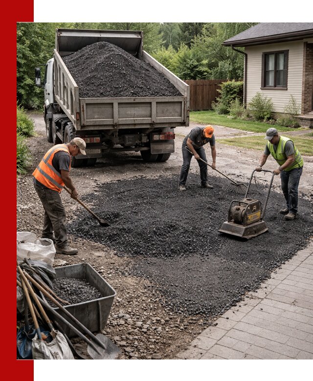Асфальтовая крошка для двора с доставкой в Йошкар-Оле